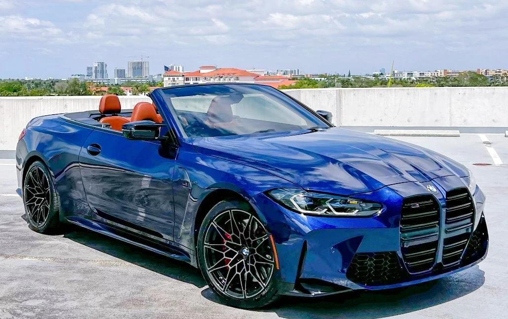 BMW M4 Competition Convertible exterior view