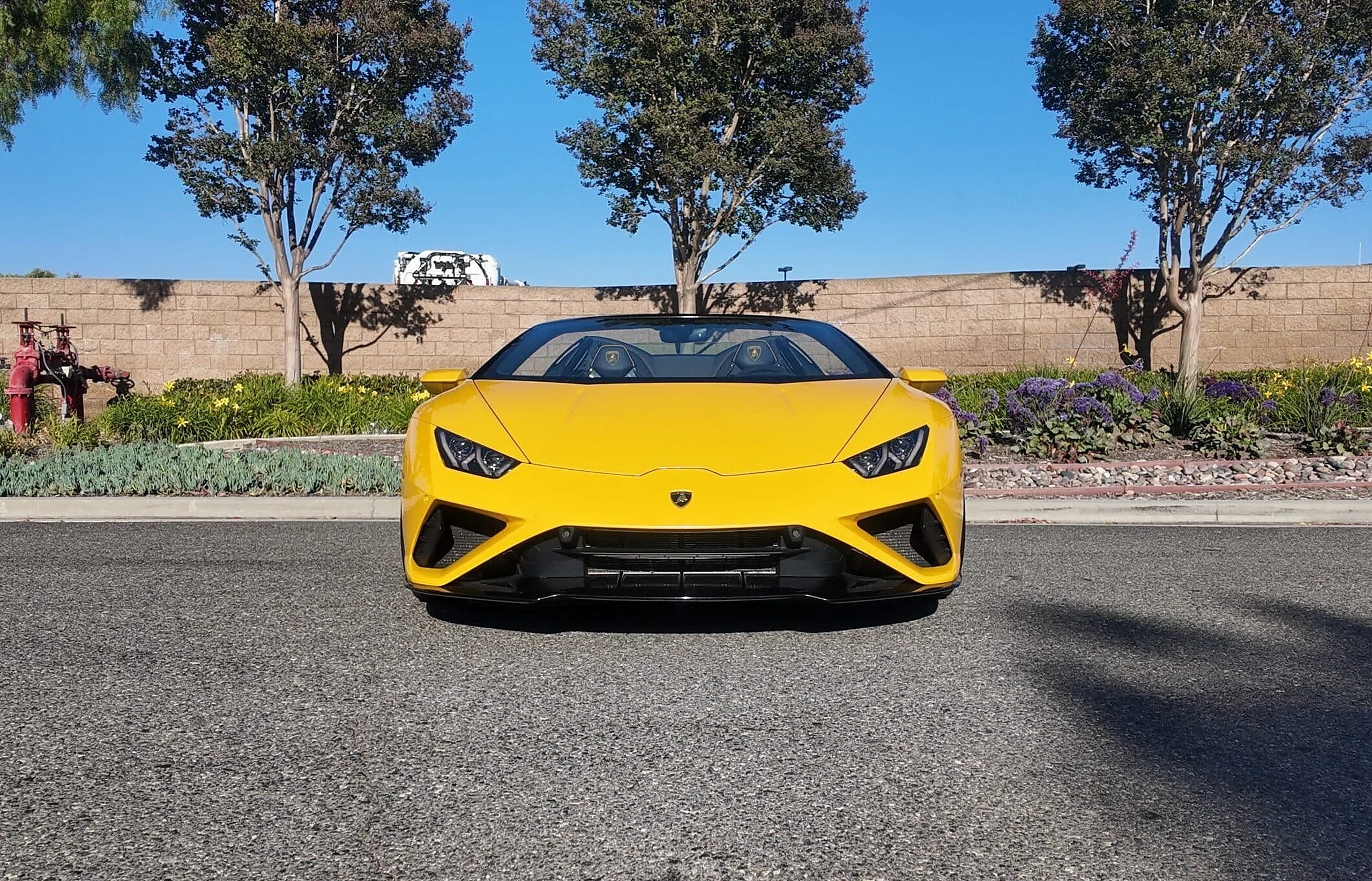 Lamborghini Huracan EVO Spyder for a Miami birthday exotic car rental